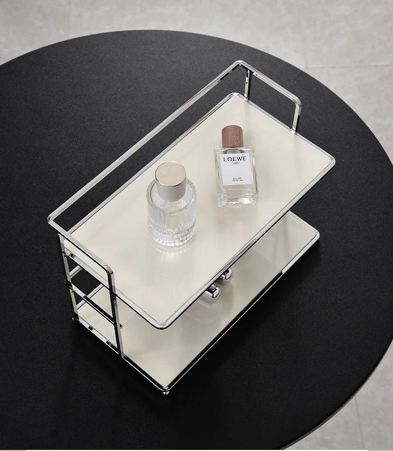 Acrylic Storage Rack – Clear – Double-Layer Design – Multifunctional 0