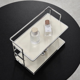 Acrylic Storage Rack – Clear – Double-Layer Design – Multifunctional 0