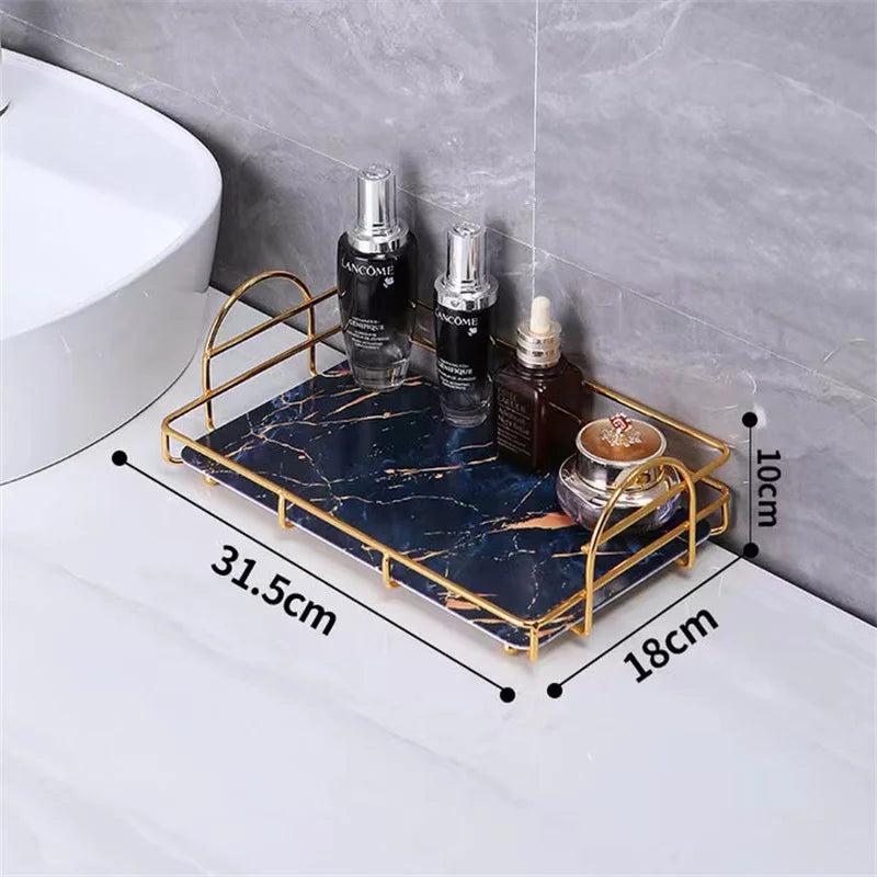 Bathroom Shelf – Waterproof Carbon Steel – Simple Design – Versatile Storage 2