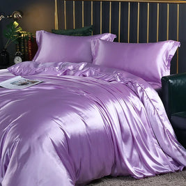 Bedding Set – 100% Silk – Solid Color – King/Queen/Twin Size 10
