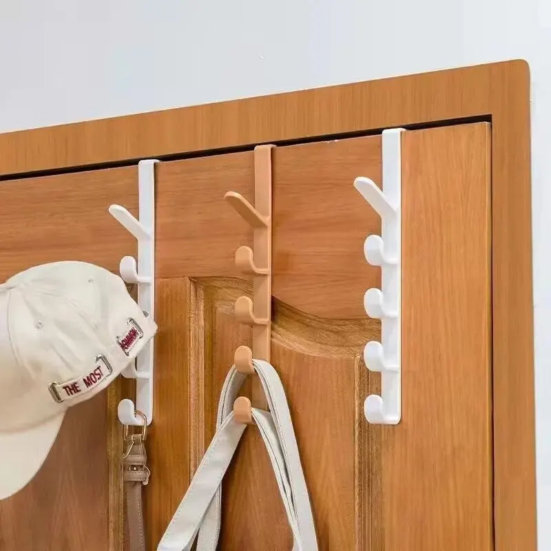 Coat Hooks for Wall – PP White – Modern – Vertical 5 Hooks 2