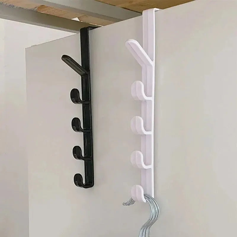 Coat Hooks for Wall – PP White – Modern – Vertical 5 Hooks 4