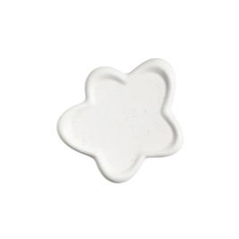 Ceramic Jewelry Tray Organizer – White – Modern – 8 in (Single Piece)