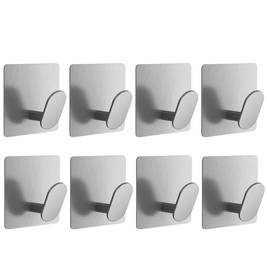Stainless Steel Towel Hooks for Bathroom – Matte Black – Modern