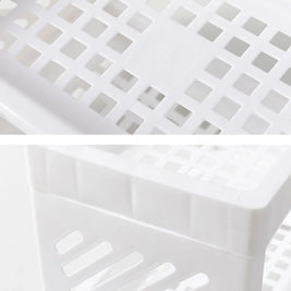 Desk Organizer – Durable PP – White – Double Layer – Minimalist Design 5