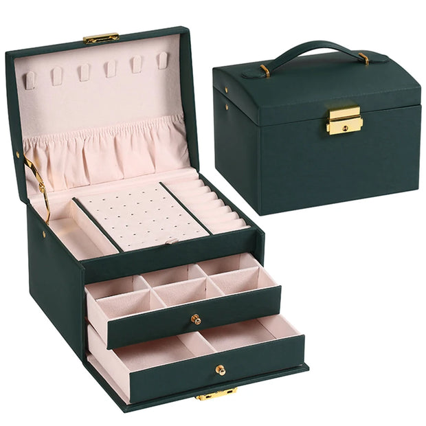 Jewelry Box Für Damen – Elegantes Design – Drei-Layer Organizer 6