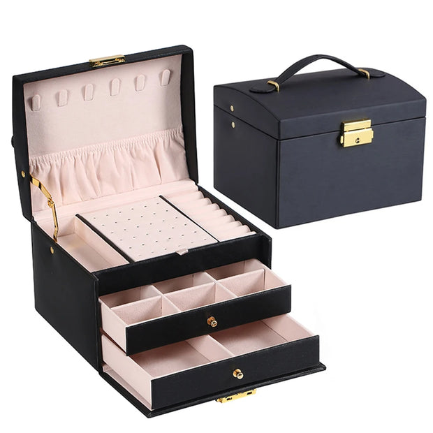 Jewelry Box Für Damen – Elegantes Design – Drei-Layer Organizer 8