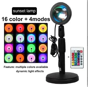 LED Sunset Lamp – USB – Multicolor – Adjustable – Mood Lighting 7