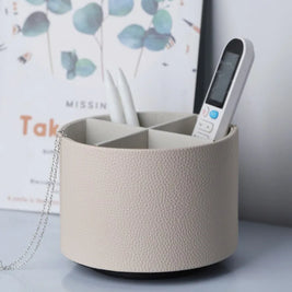 Leather Storage Box – Genuine Leather – Brown – Compact – Retro Style 3