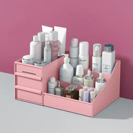 Lys & Loom Makeup Organizer Box White Compact 8