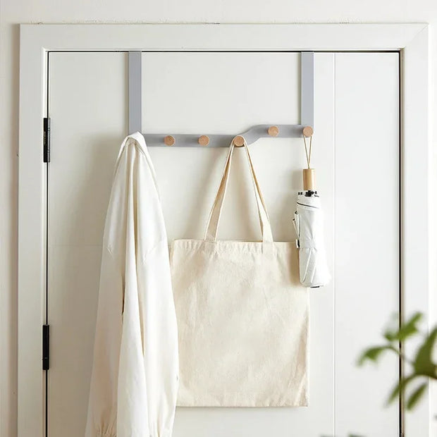 Lys & Loom Over The Door Hook Hangers Brown 35x6x4 cm 6