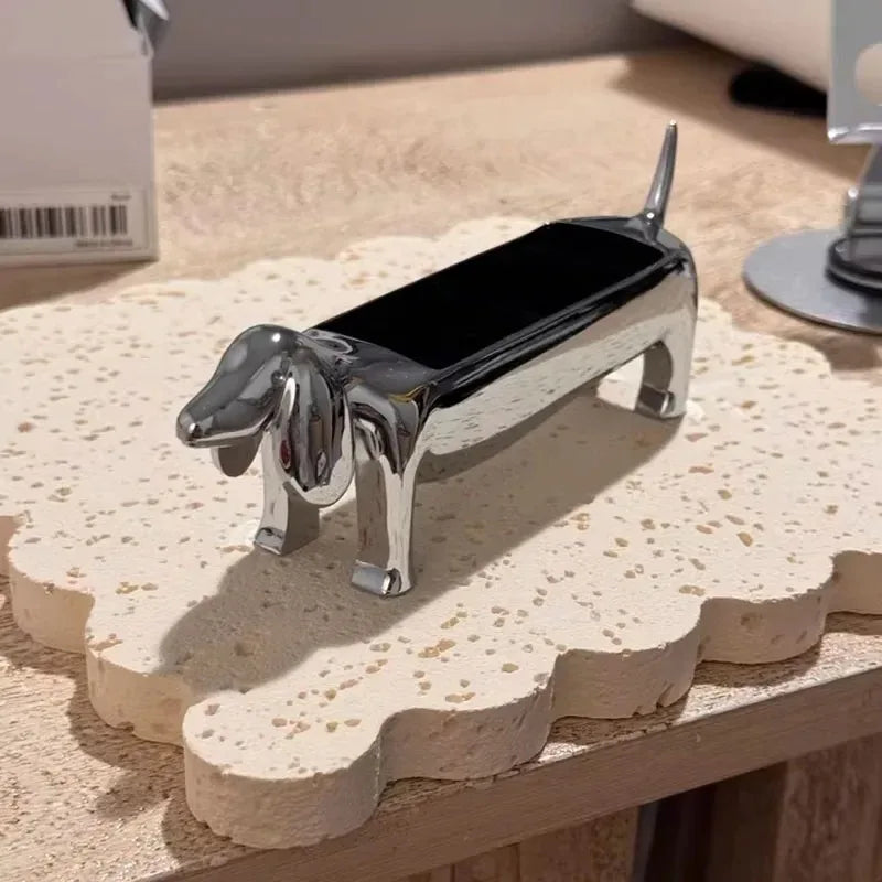 Lys & Loom Jewelry Organizer Cartoon Dog Jewelry Holder Multicolor 4x4 in 0