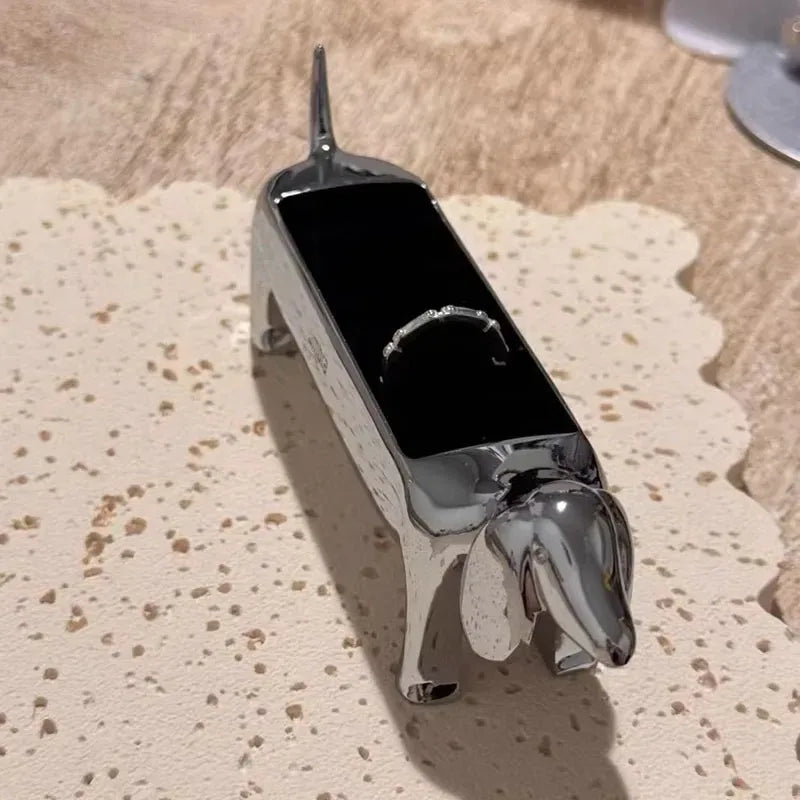 Lys & Loom Jewelry Organizer Cartoon Dog Jewelry Holder Multicolor 4x4 in 1