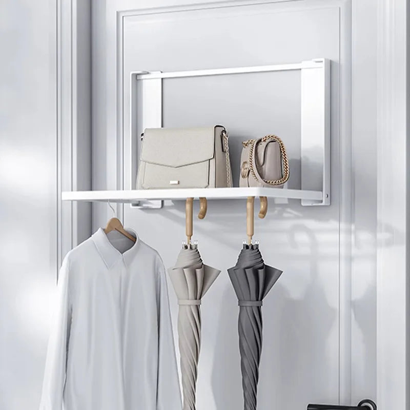 Magnetic Storage Rack – Iron – White/Black – Foldable – Multi-Purpose 3