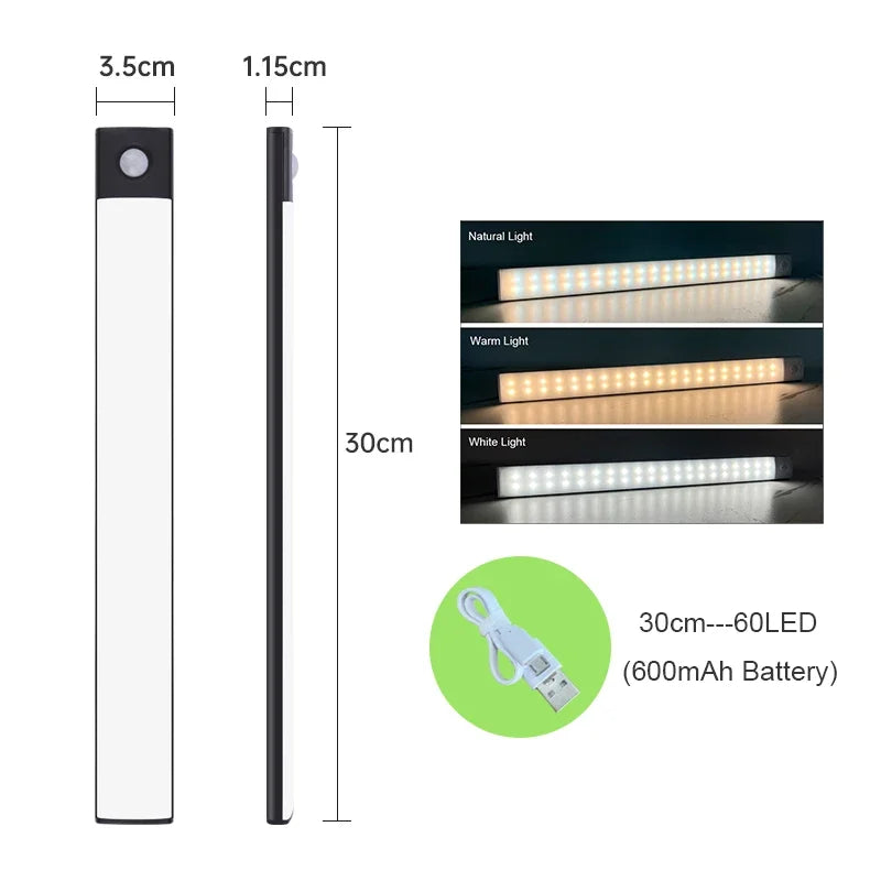 Motion Sensor Light – LED – White – Ultra-thin Design – Versatile Use 10