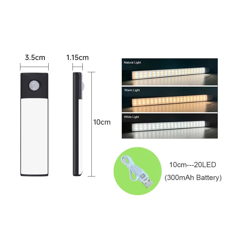Motion Sensor Light – LED – White – Ultra-thin Design – Versatile Use 11