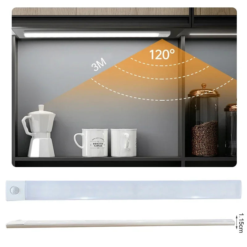 Motion Sensor Light – LED – White – Ultra-thin Design – Versatile Use 5