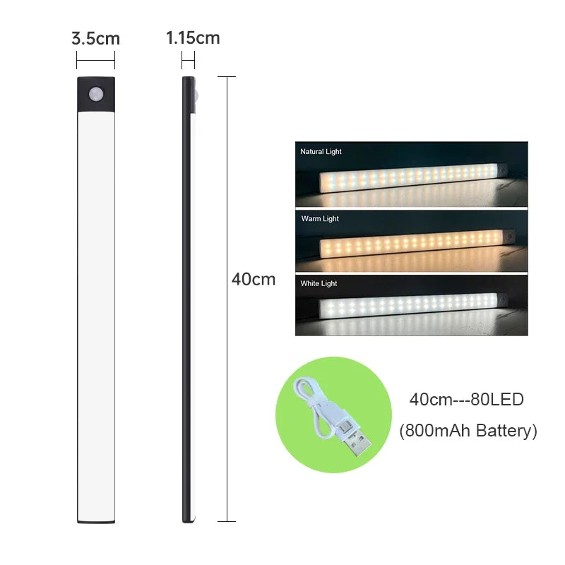 Motion Sensor Light – LED – White – Ultra-thin Design – Versatile Use 8