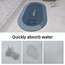 Non-Slip Bath Mat – Diatomaceous Earth – Morandi Color – Minimalist Design 4