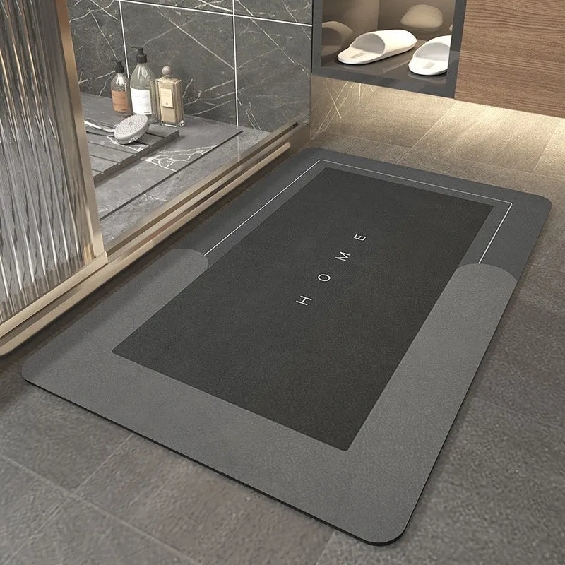 Non-Slip Bath Mat – Diatomaceous Earth – Morandi Color – Minimalist Design 7