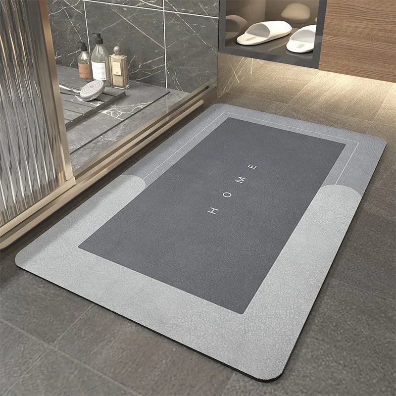 Non-Slip Bath Mat – Diatomaceous Earth – Morandi Color – Minimalist Design 8