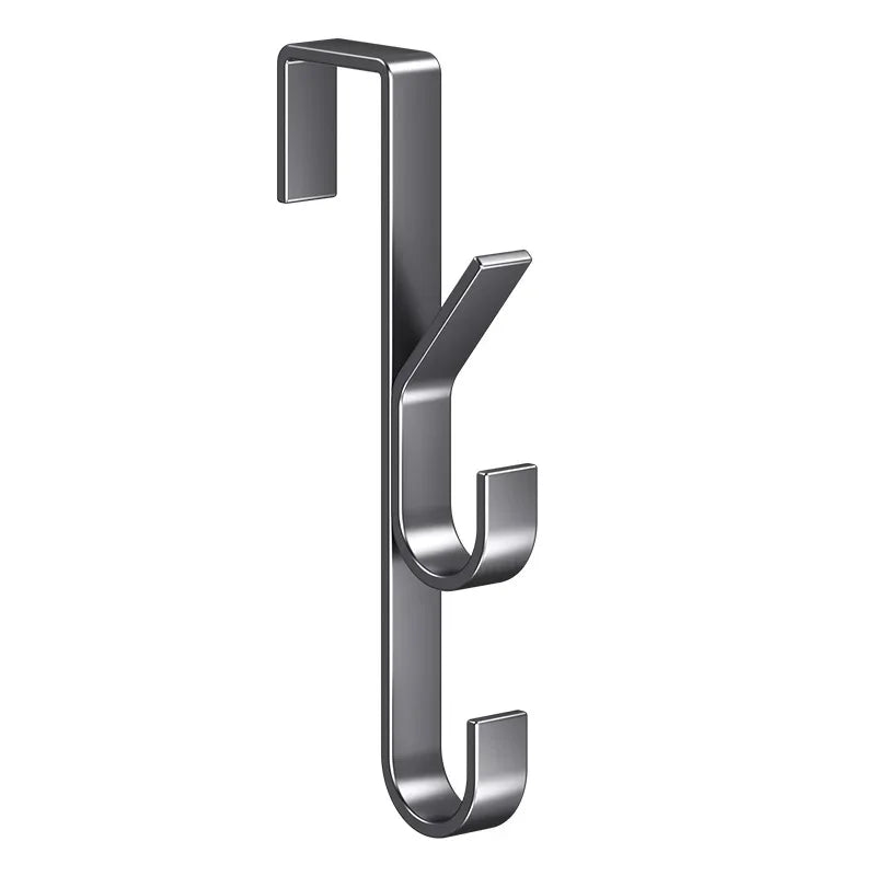 Over the Door Hook – Strong Carbon Steel – Grey – Space Saving Design 6