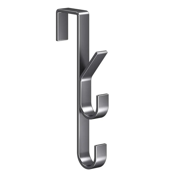 Over the Door Hook – Strong Carbon Steel – Grey – Space Saving Design 6