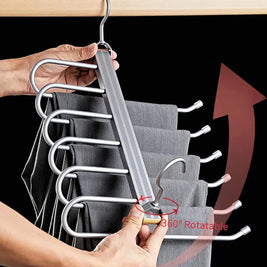 Pants Hanger – 6-Layer Organizer – Robustes Aluminium 3