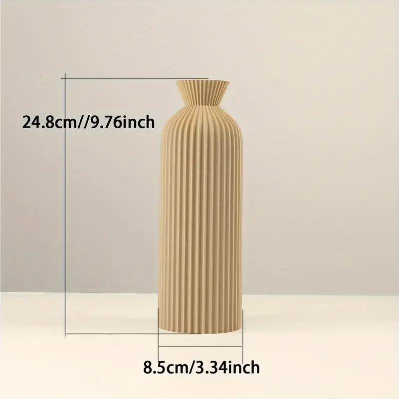 Schwarze Vase – Boho Chic – 3D-gedruckt, Modern & Elegant 3