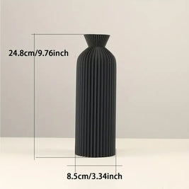 Schwarze Vase – Boho Chic – 3D-gedruckt, Modern & Elegant 4