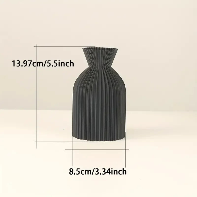 Schwarze Vase – Boho Chic – 3D-gedruckt, Modern & Elegant 7