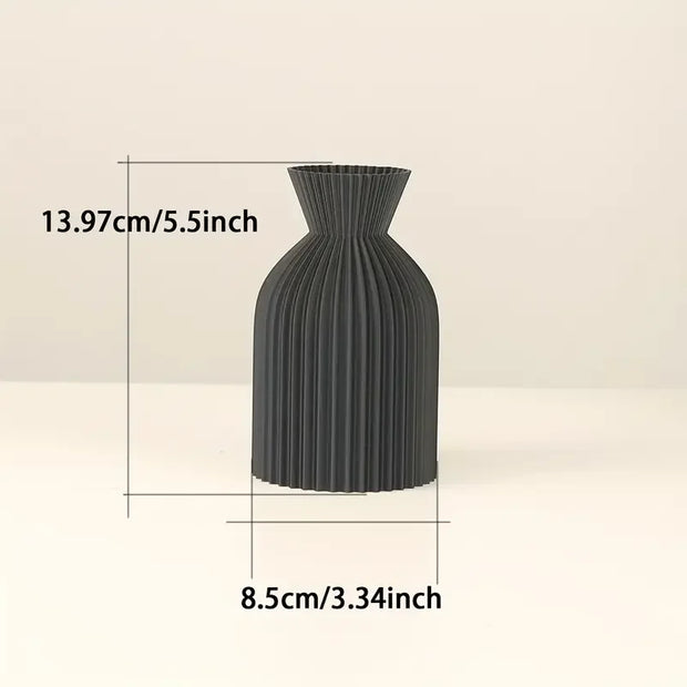 Schwarze Vase – Boho Chic – 3D-gedruckt, Modern & Elegant 7