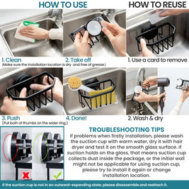 Sponge Holder for Kitchen Sink – Rustproof Aluminum – Silver – Compact Design 5