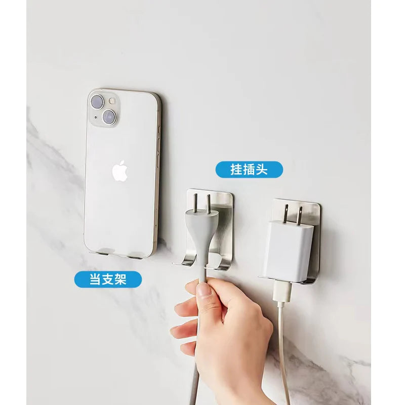 Storage Hook for Bathroom – Stainless Steel Black – No Drill – Compact Design (1 Piece) 5