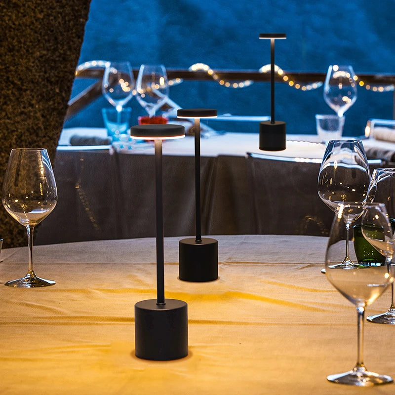 Touch Sensor LED Table Lamp – Metal Gold – Modern – 8x8x34 cm 3