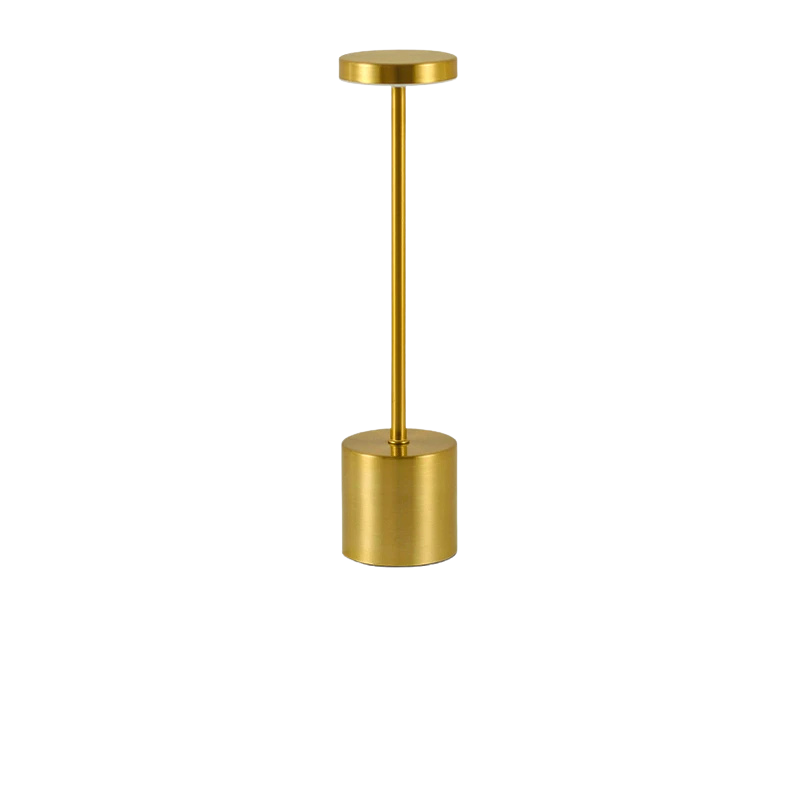 Touch Sensor LED Table Lamp – Metal Gold – Modern – 8x8x34 cm