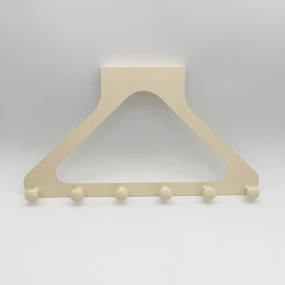 Wall-Mounted Triangular Door Hook – Durable Plastic – White – Wall-Mounted – Home/Office 8