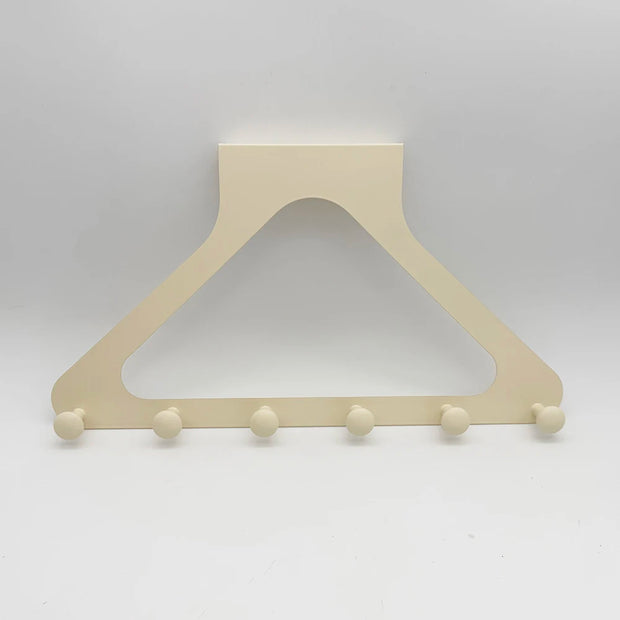 Wall-Mounted Triangular Door Hook – Durable Plastic – White – Wall-Mounted – Home/Office 8