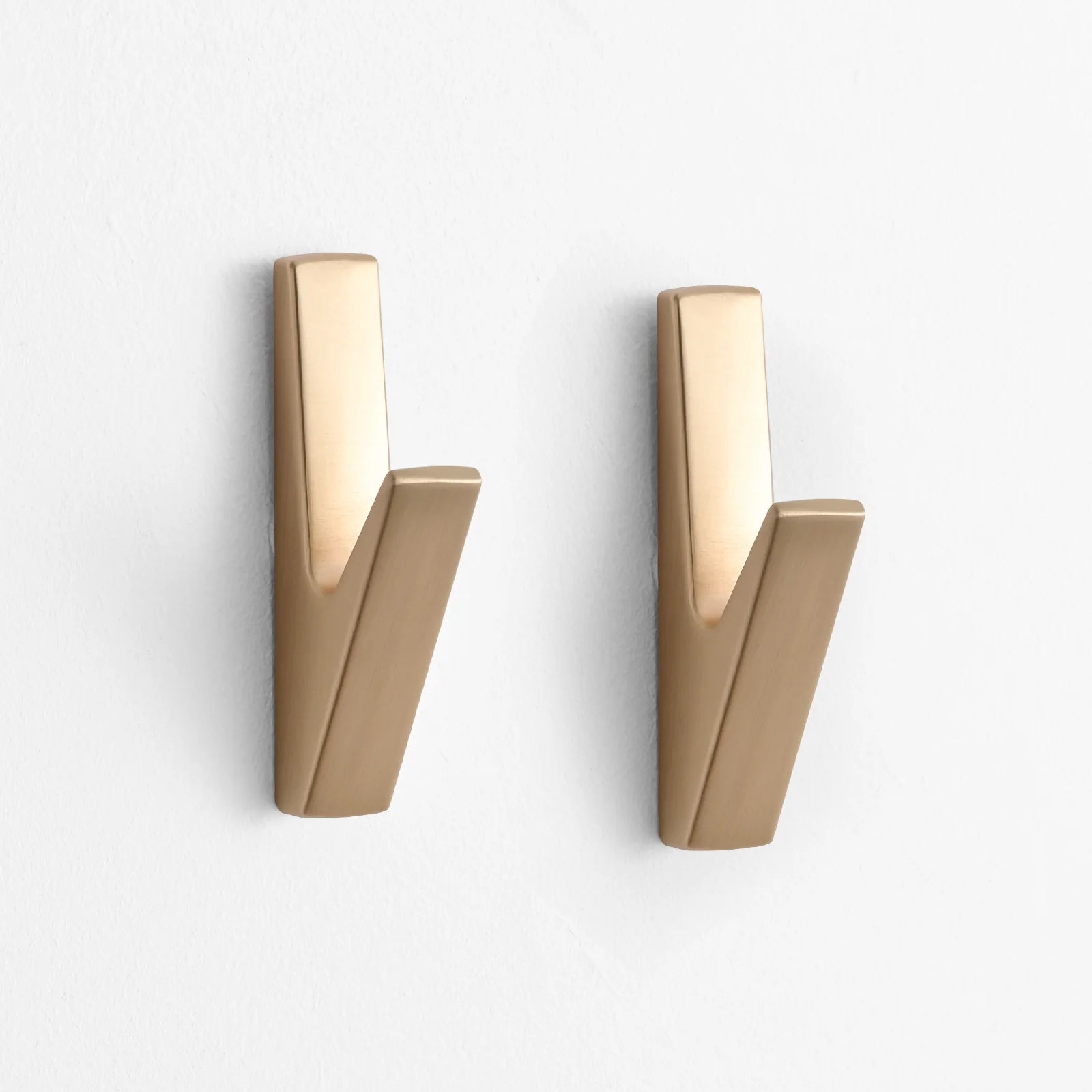 Wall Hooks for Entryway – Matte Metal – Modern – Standard Size (Set of 5) 0