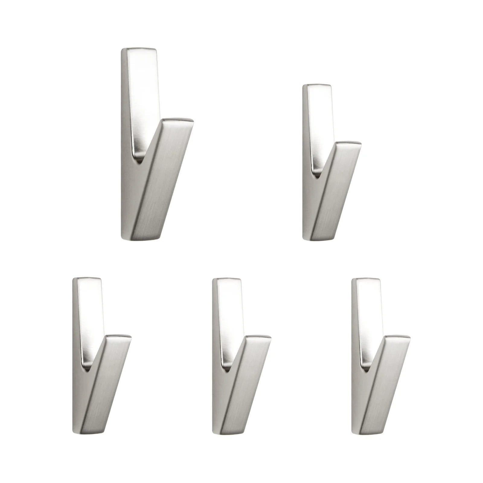 Wall Hooks for Entryway – Matte Metal – Modern – Standard Size (Set of 5) 7