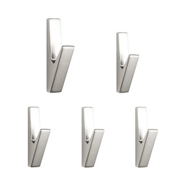 Wall Hooks for Entryway – Matte Metal – Modern – Standard Size (Set of 5) 7