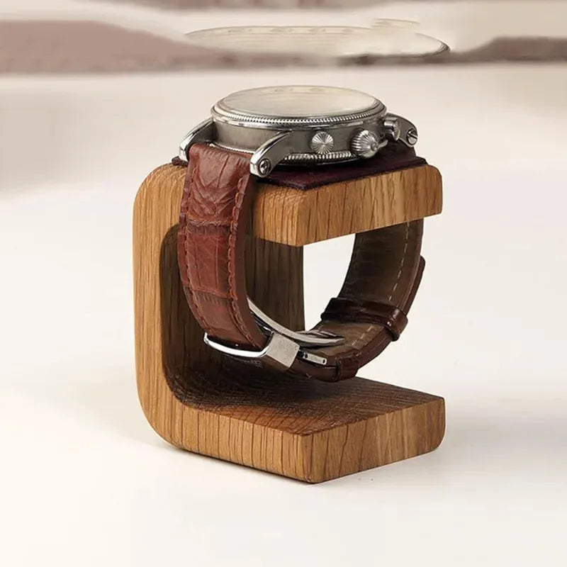 Wooden Watch Holder – Solid Wood – Minimalist – Standard Size (1 Piece) 0