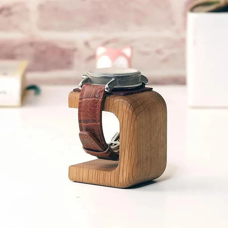 Wooden Watch Holder – Solid Wood – Minimalist – Standard Size (1 Piece) 1